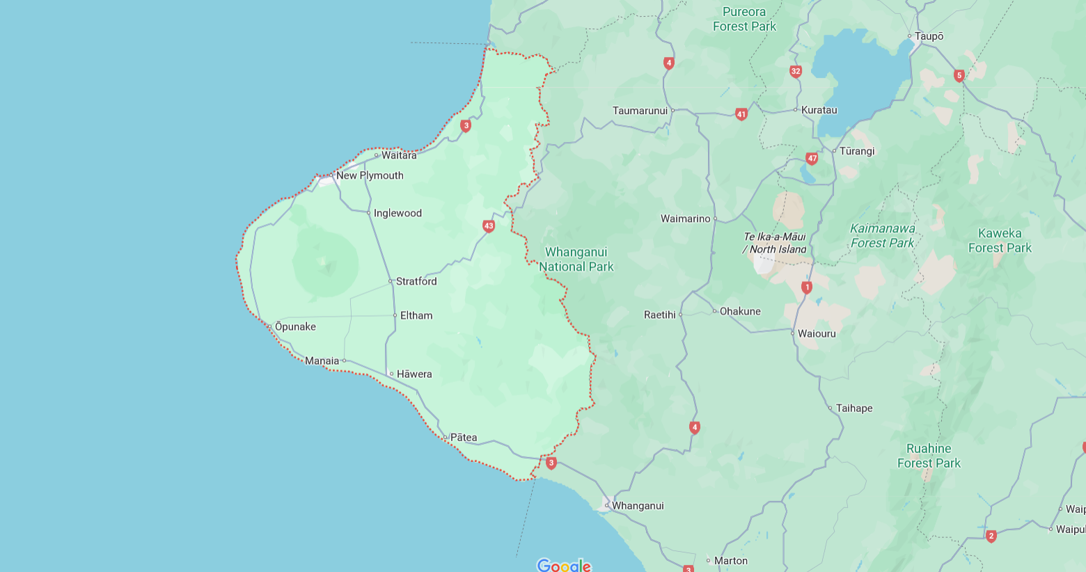 Taranaki Map
